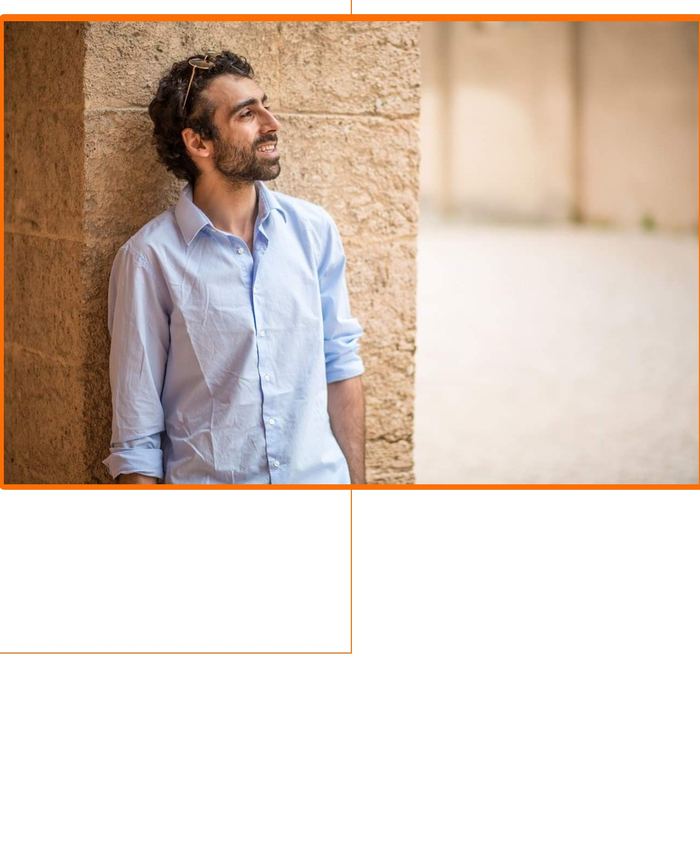Portrait d'un acteur dans le quartier du Panier, Marseille